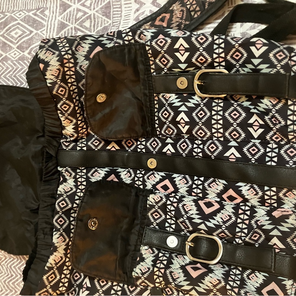 Geometric Patterned Backpack - image 5